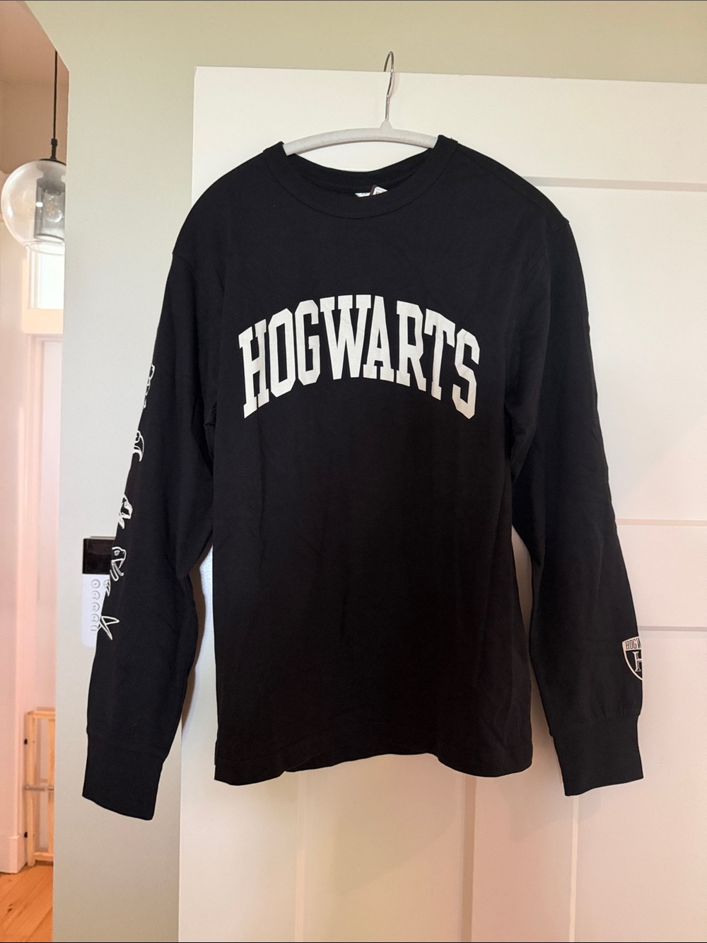 Reebok Hogwarts Black Long Sleeve Shirt